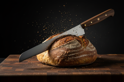 Fyreza Brotmesser in Aktion